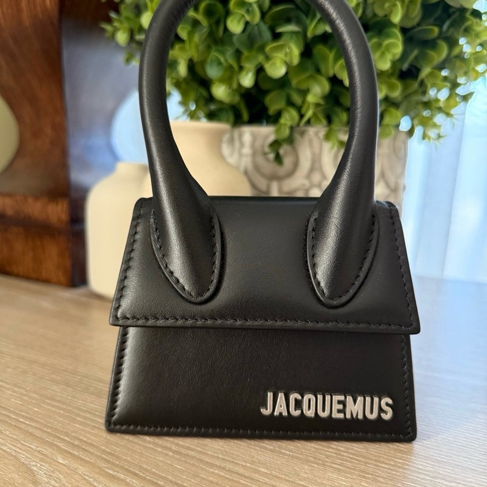 Le Chiquito Jacquemus Black Leather Bag - Picture 2 of 9